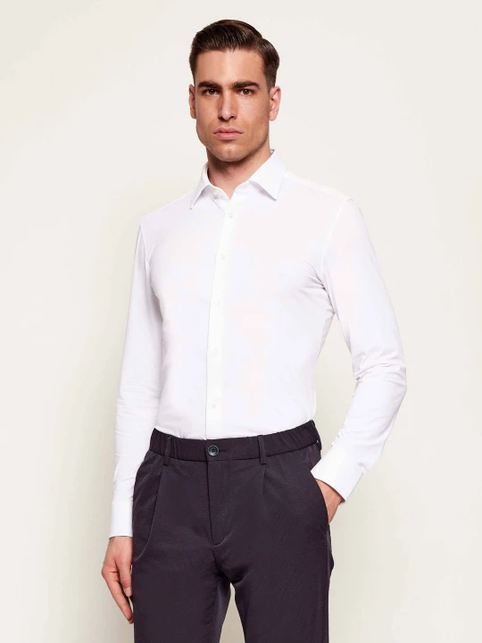 Zdjęcie produktu BOSS BLACK Koszula P-HANK-K-261 | Slim Fit | stretch biały