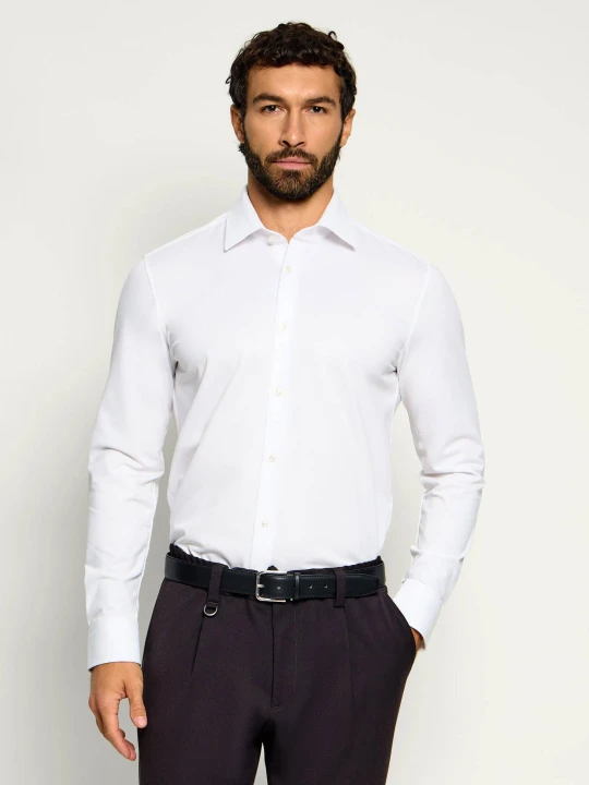 Zdjęcie produktu BOSS BLACK Koszula P-Hank-K-261 | Slim Fit | stretch biały