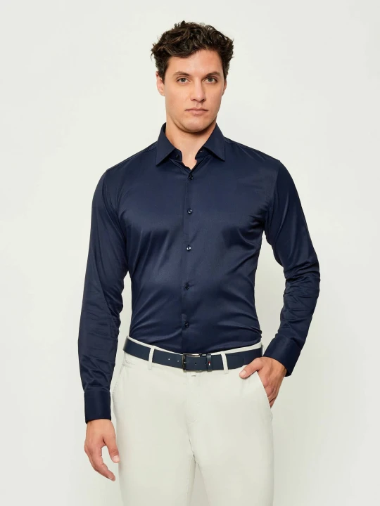 Zdjęcie produktu BOSS BLACK Koszula P-Hank-kent-C1-222 | Slim Fit granatowy