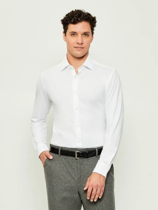 Zdjęcie produktu BOSS BLACK Koszula P-Hank-kent-C1-222 | Slim Fit biały