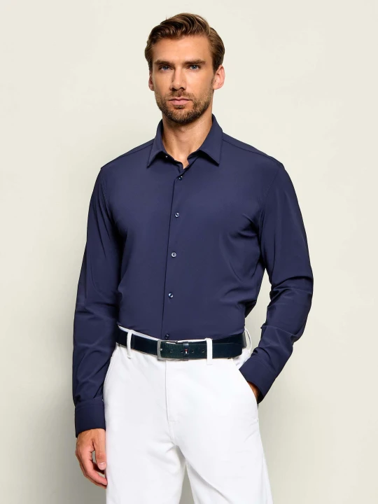 Zdjęcie produktu BOSS BLACK Koszula P-HANK-S-K-261 | Slim Fit granatowy