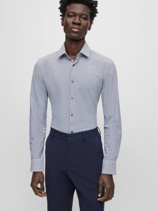 Zdjęcie produktu BOSS BLACK Koszula P HANK s kent C | Slim Fit niebieski