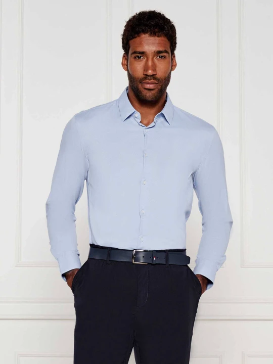 Zdjęcie produktu BOSS BLACK Koszula P-HANK-s-kent-C1-222 | Slim Fit niebieski