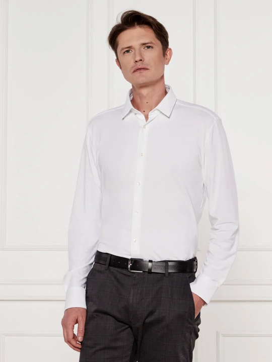 Zdjęcie produktu BOSS BLACK Koszula P-HANK-s-kent-C1-222 | Slim Fit biały