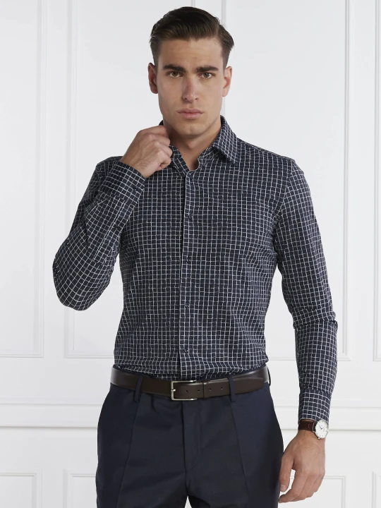 Zdjęcie produktu BOSS BLACK Koszula P-HANK | Slim Fit granatowy