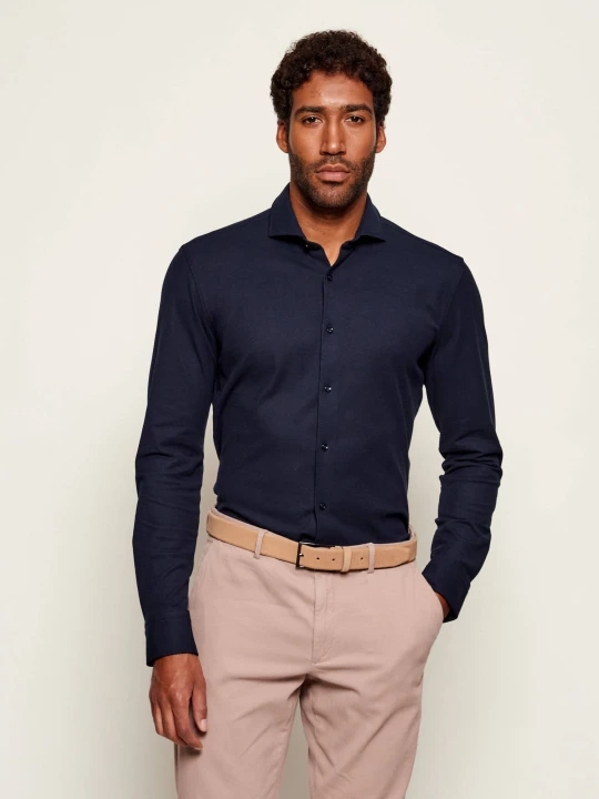 Zdjęcie produktu BOSS BLACK Koszula P-Hank-spread-243 | Slim Fit granatowy