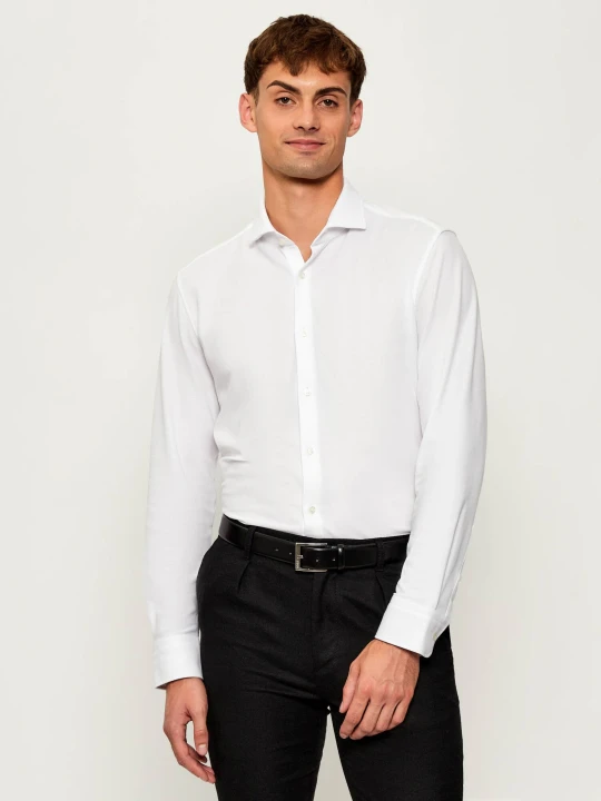 Zdjęcie produktu BOSS BLACK Koszula P-Hank-spread-243 | Slim Fit | stretch biały