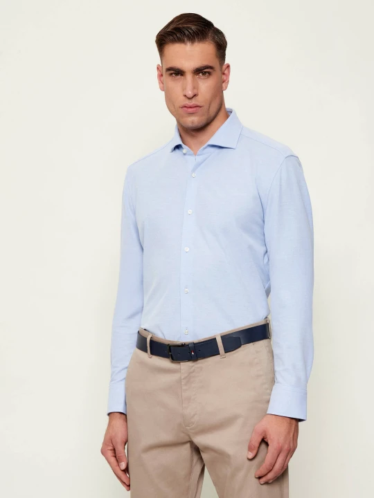 Zdjęcie produktu BOSS BLACK Koszula P-Hank-spread-243 | Slim Fit | stretch błękitny