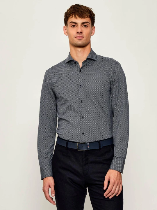 Zdjęcie produktu BOSS BLACK Koszula P-HANK-spread-C1-222 | Slim Fit granatowy
