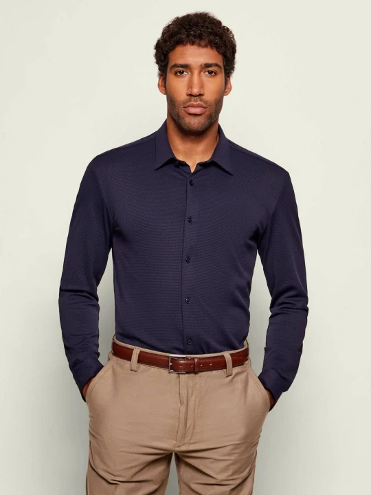 Zdjęcie produktu BOSS BLACK Koszula P-ROAN-K-F-261 | Slim Fit granatowy