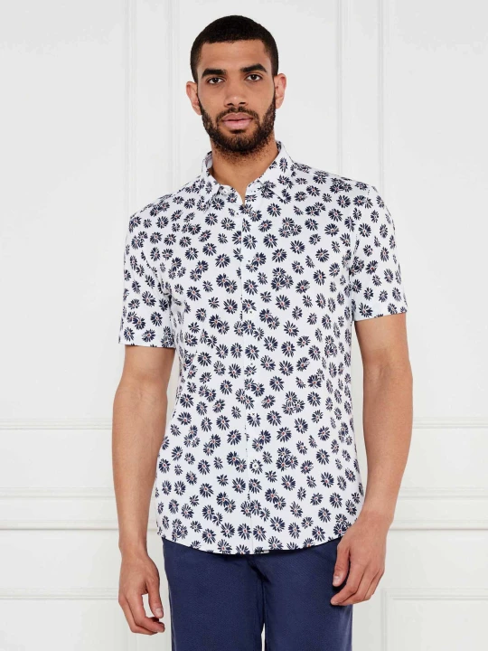 Zdjęcie produktu BOSS BLACK Koszula P-ROAN-ken-SH-C1-242 | Slim Fit biały