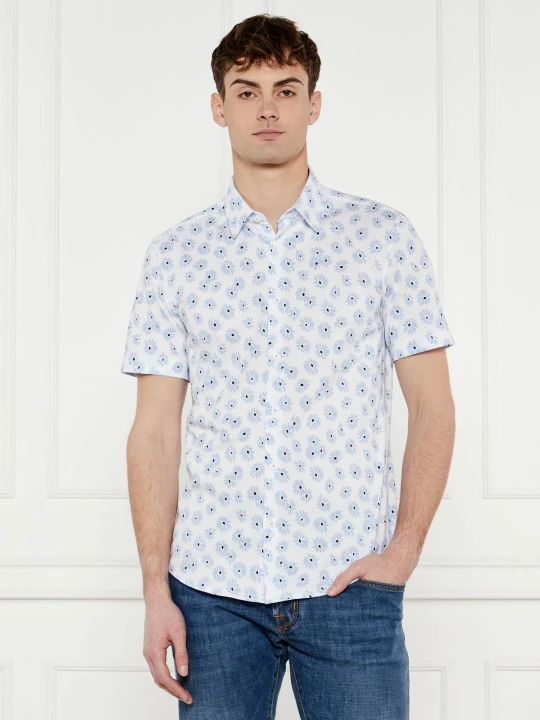 Zdjęcie produktu BOSS BLACK Koszula P-ROAN-ken-SH-C1-242 | Slim Fit biały
