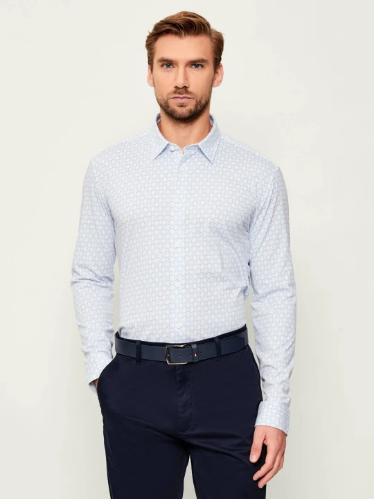 Zdjęcie produktu BOSS BLACK Koszula P-ROAN-kent-C1-233 | Slim Fit błękitny