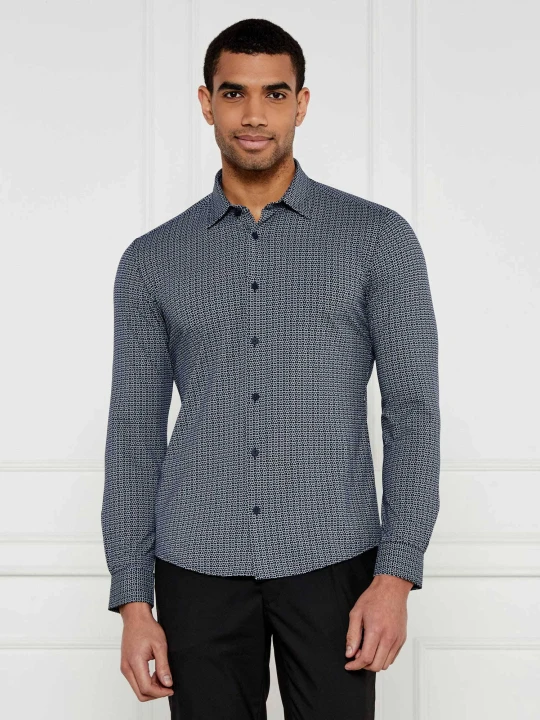 Zdjęcie produktu BOSS BLACK Koszula P-ROAN-kent-C1-233 | Slim Fit granatowy