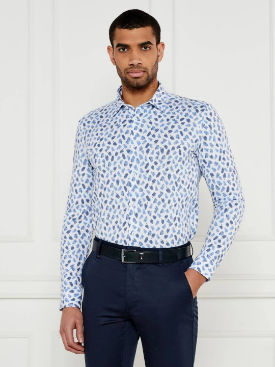 Zdjęcie produktu BOSS BLACK Koszula P-ROAN-kent-C1-233 | Slim Fit biały