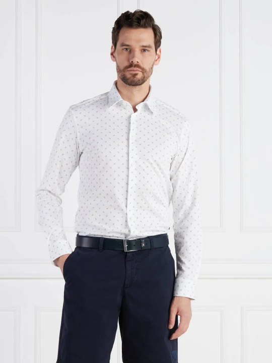 Zdjęcie produktu BOSS BLACK Koszula P-ROAN-kent-C1-233 | Slim Fit biały