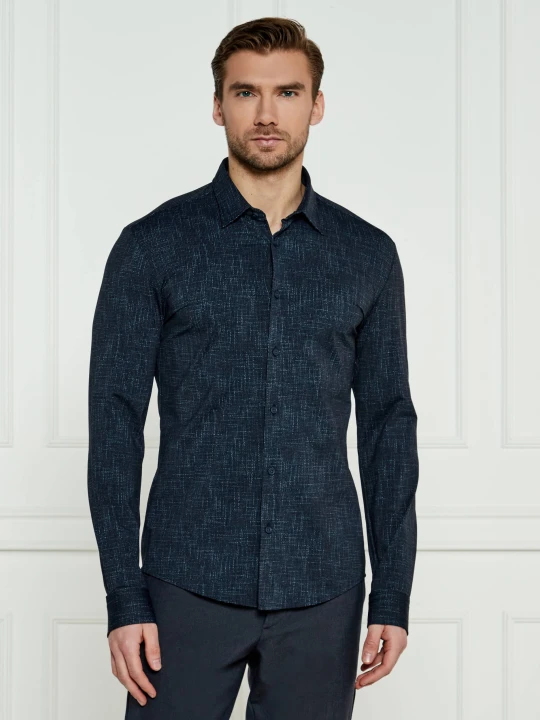 Zdjęcie produktu BOSS BLACK Koszula P-ROAN-kent | Slim Fit granatowy