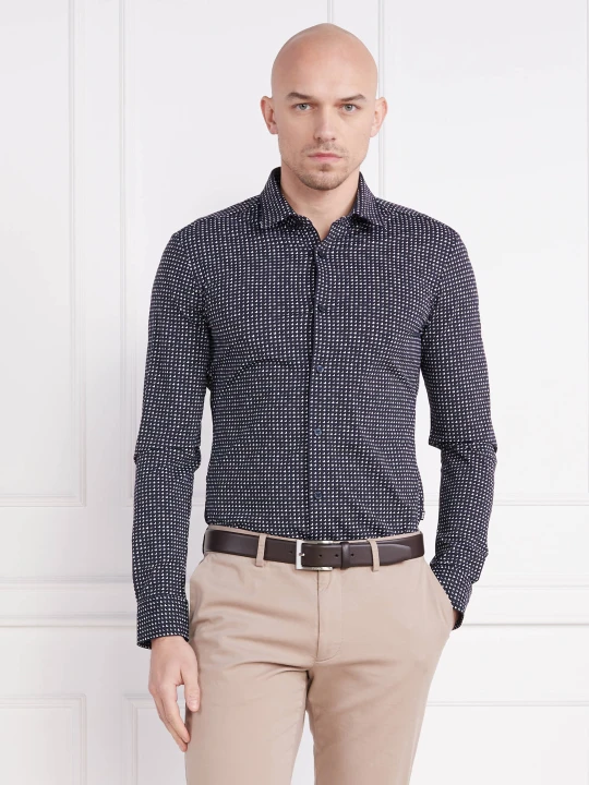 Zdjęcie produktu BOSS BLACK Koszula Roan_F | Slim Fit | stretch granatowy