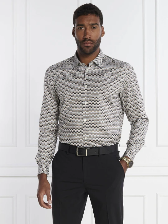 Zdjęcie produktu BOSS BLACK Koszula S-LIAM | Regular Fit brązowy