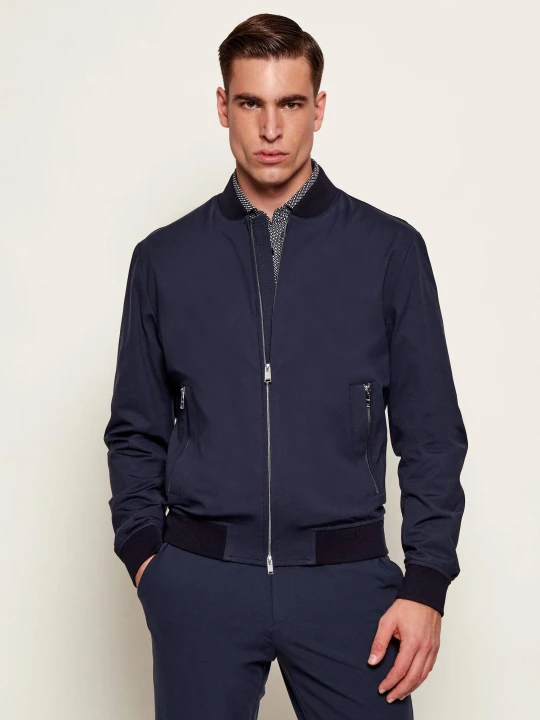 Zdjęcie produktu BOSS BLACK Kurtka bomber P-Hanry-J-BMB-WG-232| Slim Fit granatowy