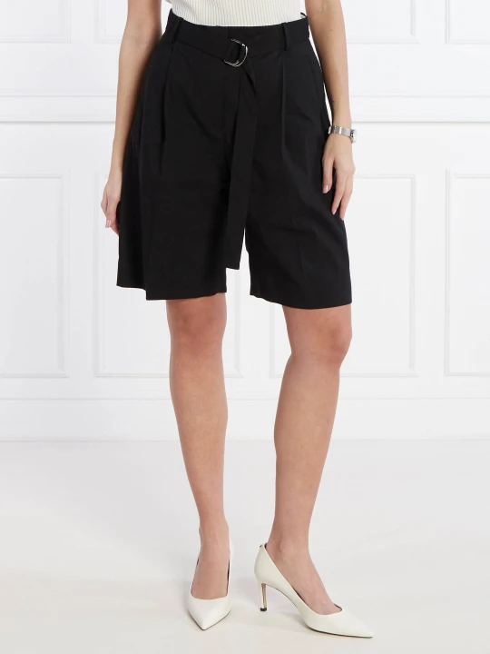 Zdjęcie produktu BOSS BLACK Lniane bermudy Tannah1 | Relaxed fit