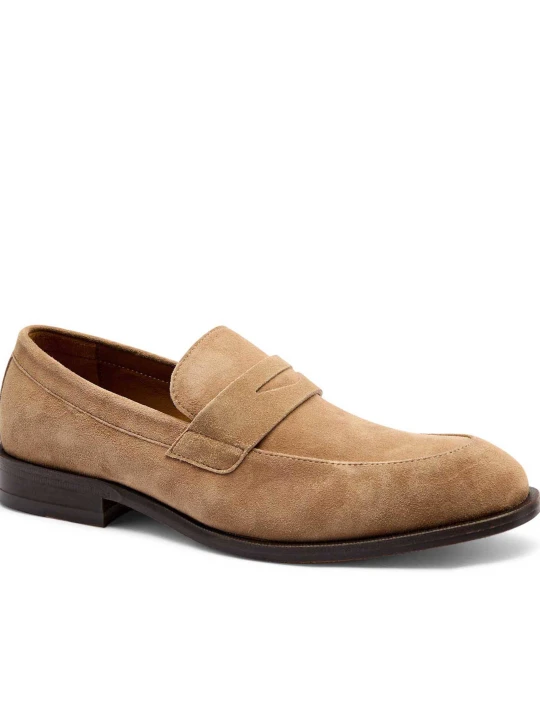 Zdjęcie produktu BOSS BLACK Loafersy Limber | zamsz beżowy