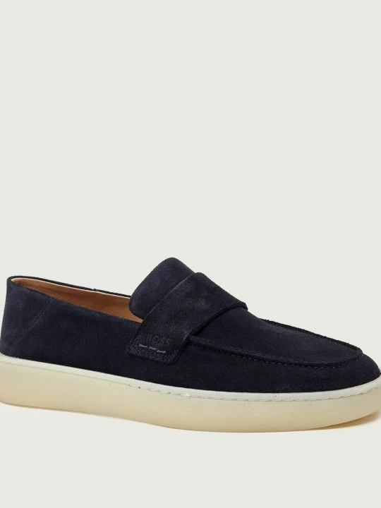 Zdjęcie produktu BOSS BLACK Loafersy Randal | zamsz granatowy