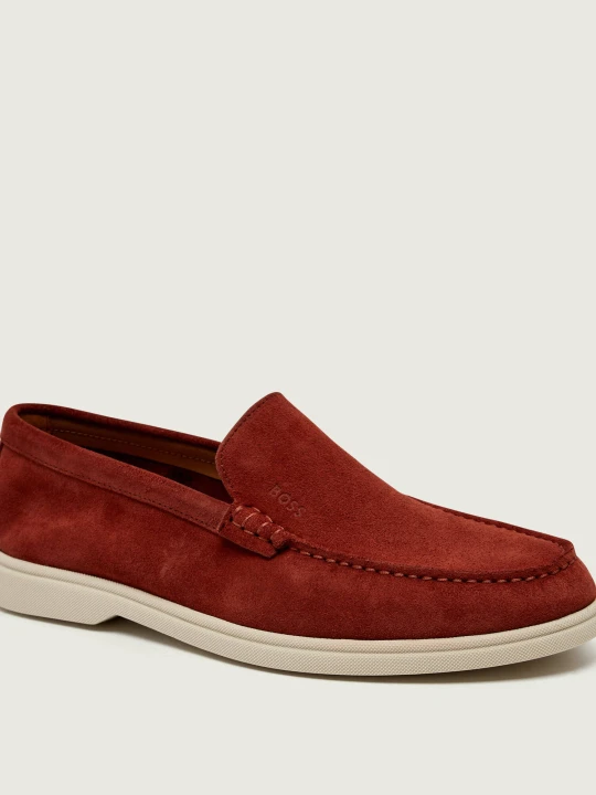 Zdjęcie produktu BOSS BLACK Loafersy Sienne_Loaf_sd_N | zamsz brązowy