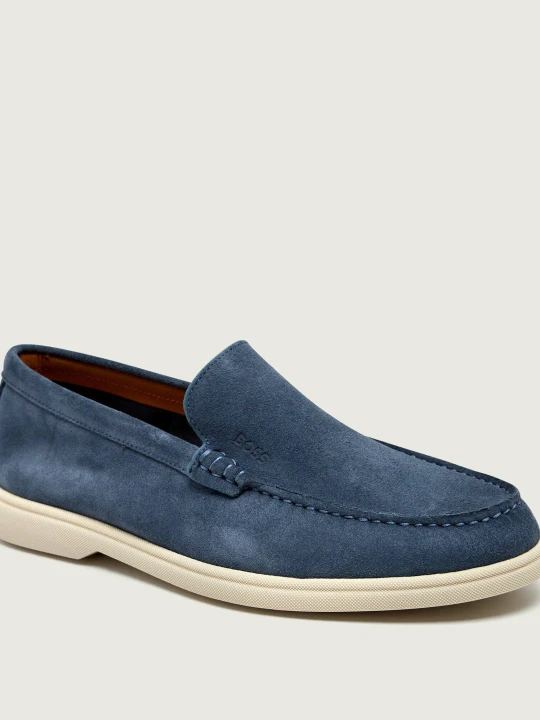 Zdjęcie produktu BOSS BLACK Loafersy Sienne_Loaf_sd_N | zamsz niebieski
