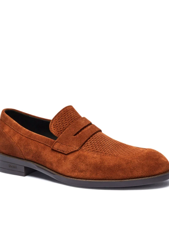Zdjęcie produktu BOSS BLACK Loafersy Tayil | zamsz brązowy