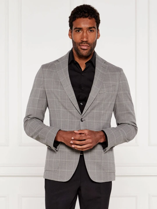 Zdjęcie produktu BOSS BLACK Marynarka C-Hanry-252 | Slim Fit | z dodatkiem wełny szary