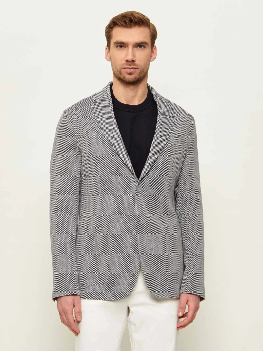 Zdjęcie produktu BOSS BLACK Marynarka C-Hanry-262 | Slim Fit | z dodatkiem lnu granatowy