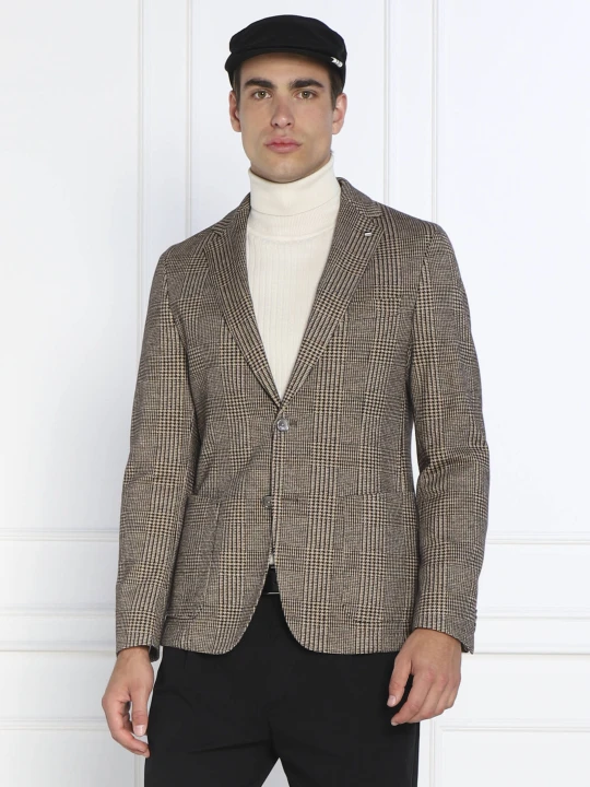 Zdjęcie produktu BOSS BLACK Marynarka C-Hanry-J-224 | Slim Fit | z dodatkiem wełny brązowy