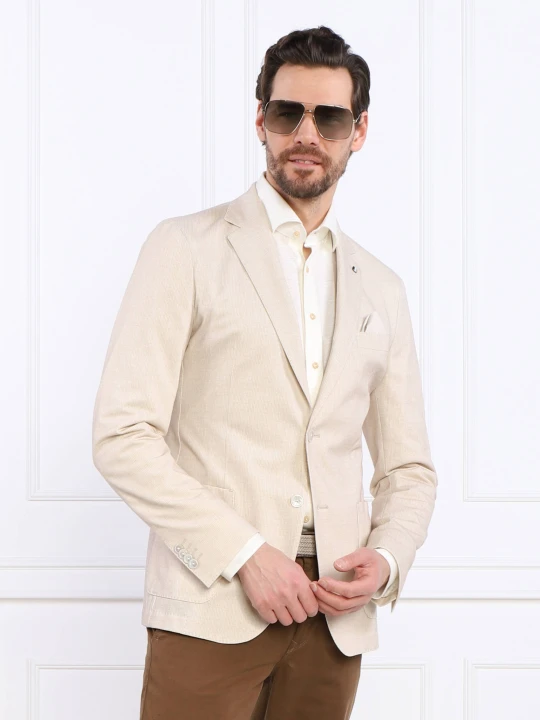 Zdjęcie produktu BOSS BLACK Marynarka C-Hanry-J-232 | Slim Fit beżowy