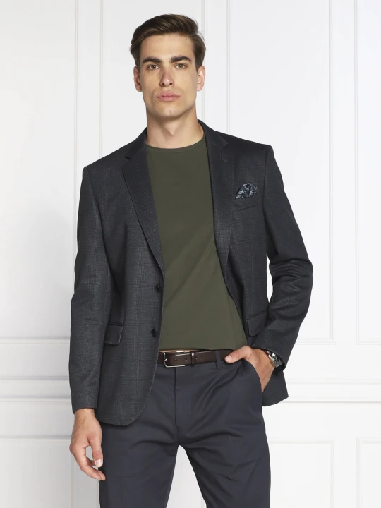 Zdjęcie produktu BOSS BLACK Marynarka H-Huge-J-Soft-MM-224 | Slim Fit grafitowy