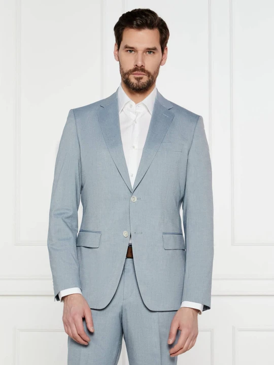 Zdjęcie produktu BOSS BLACK Marynarka H-Hutson-251 | Slim Fit błękitny