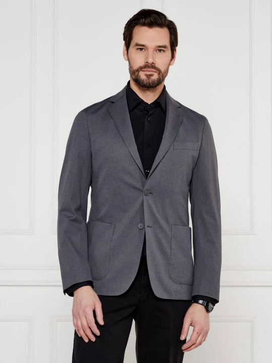 Zdjęcie produktu BOSS BLACK Marynarka P-Hanry-J-WG-233 | Slim Fit szary