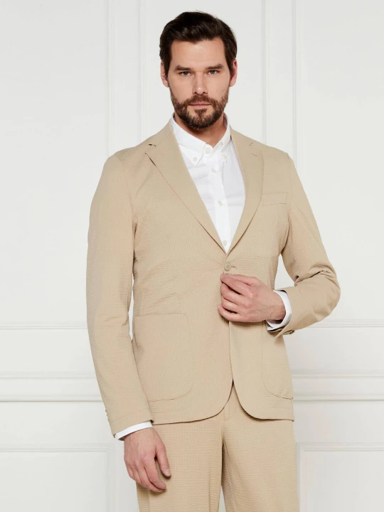 Zdjęcie produktu BOSS BLACK Marynarka P-Hanry-J-WG-252 | Slim Fit beżowy
