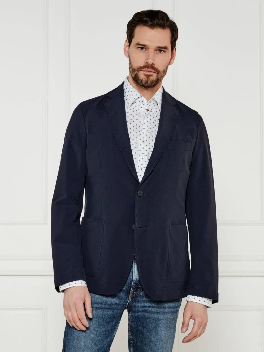 Zdjęcie produktu BOSS BLACK Marynarka P-Hanry-WG-251F | Slim Fit granatowy