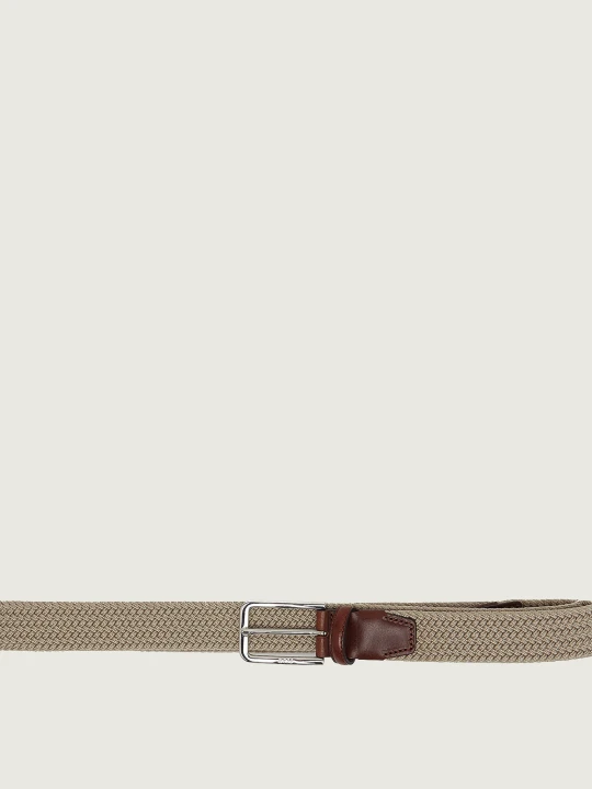 Zdjęcie produktu BOSS BLACK Pasek Clorio_Sz30 | z dodatkiem skóry beżowy