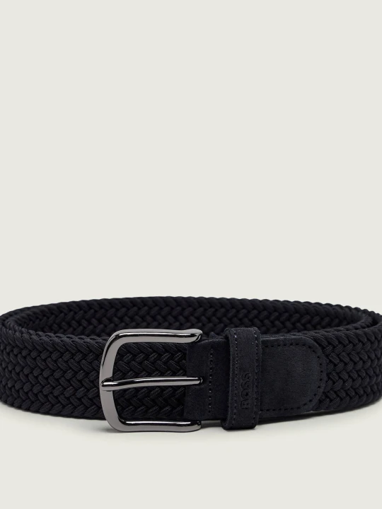 Zdjęcie produktu BOSS BLACK Pasek Sash-WnE-Sd_Sz35 | zamsz granatowy