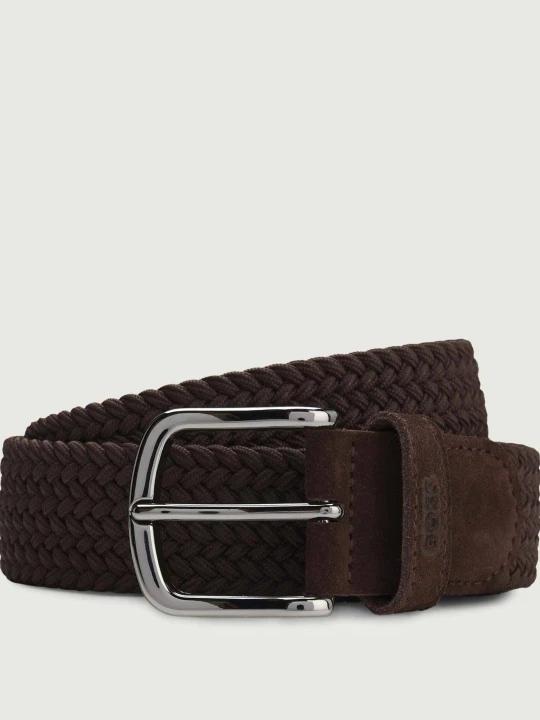 Zdjęcie produktu BOSS BLACK Pasek Sash-WnE-Sd_Sz35 | z dodatkiem skóry brązowy