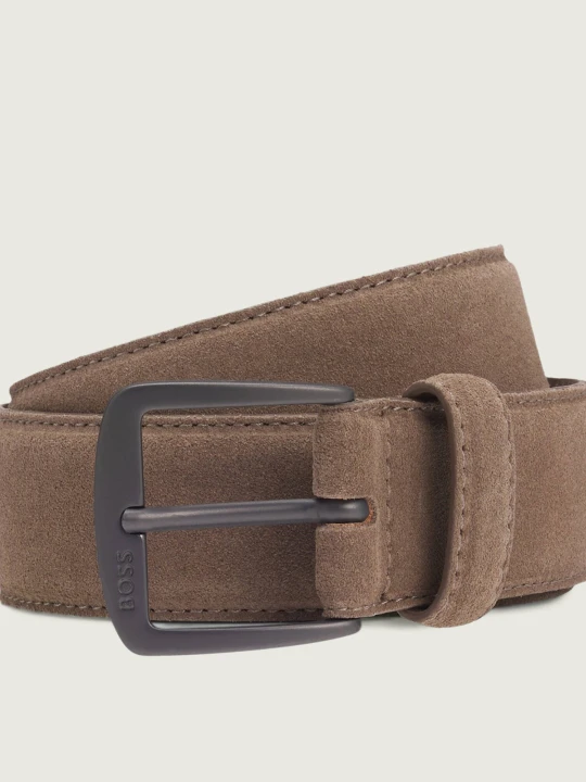 Zdjęcie produktu BOSS BLACK Pasek Syhr-Sd-St_Sz35 | zamsz beżowy