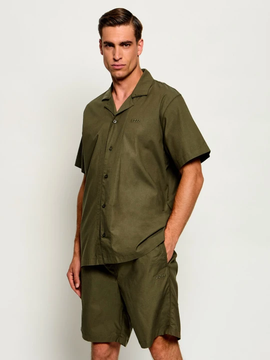 Zdjęcie produktu BOSS BLACK Piżama Chris Short Set | Relaxed fit oliwkowy