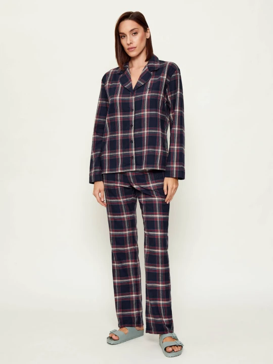 Zdjęcie produktu BOSS BLACK Piżama Holiday_Long Set | Regular Fit granatowy
