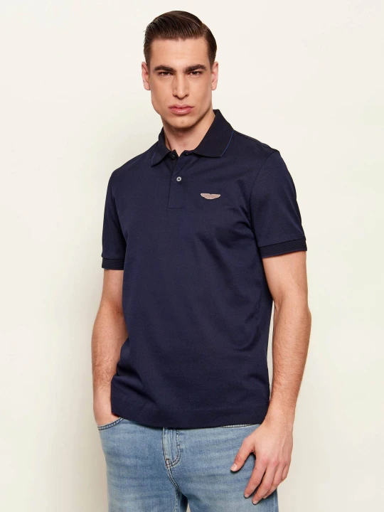 Zdjęcie produktu BOSS BLACK Polo C-Parlay 248 |BOSS X ASTON MARTIN | Regular Fit granatowy