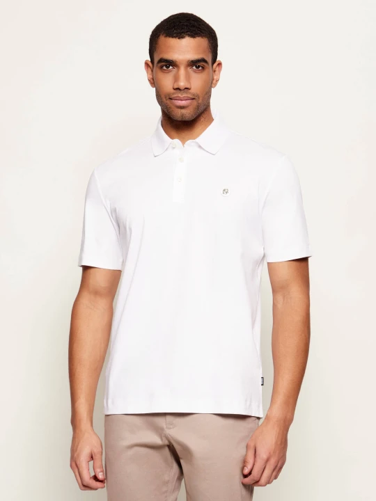 Zdjęcie produktu BOSS BLACK Polo C-Parris 01 | Regular Fit | mercerised biały