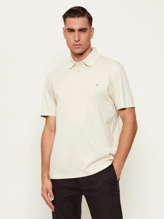 Zdjęcie produktu BOSS BLACK Polo C-Parris 01 | Regular Fit | mercerised beżowy