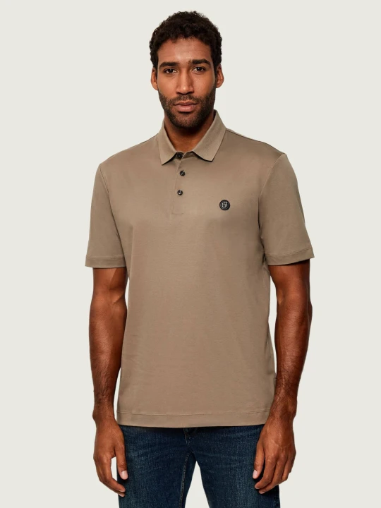 Zdjęcie produktu BOSS BLACK Polo C-Parris 01 | Regular Fit | mercerised brązowy