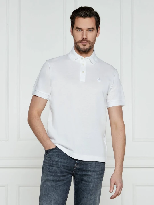 Zdjęcie produktu BOSS BLACK Polo C-Parris 26 | Regular Fit | mercerised biały